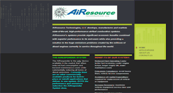 Desktop Screenshot of airesource.com